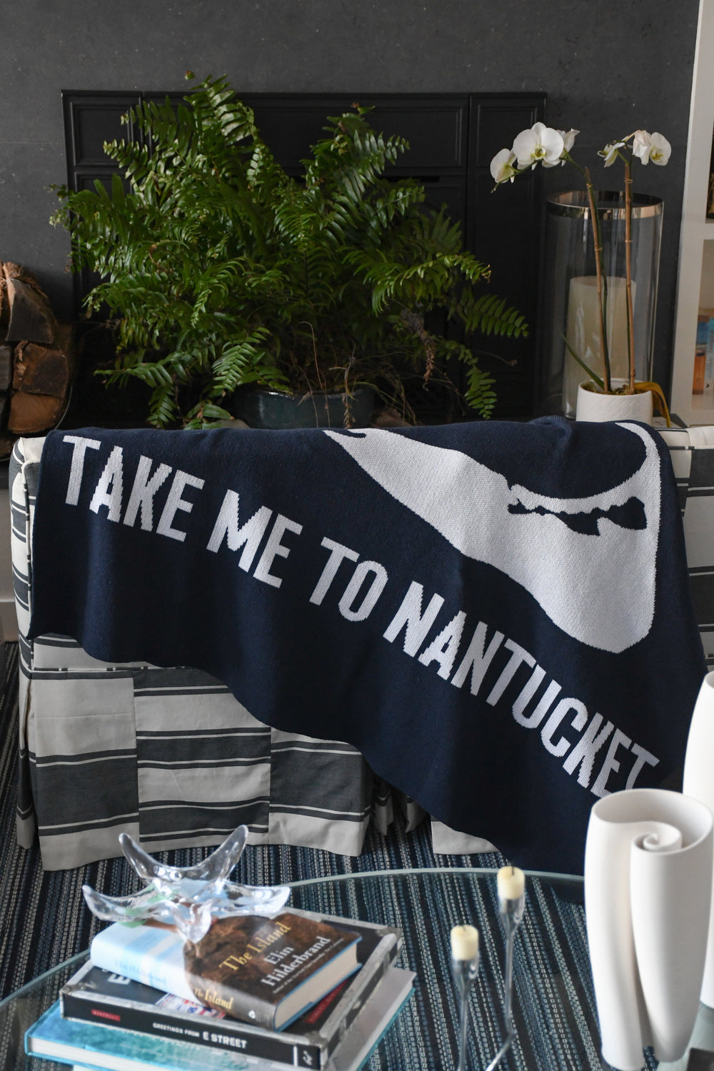 Take Me to Nantucket Blanket