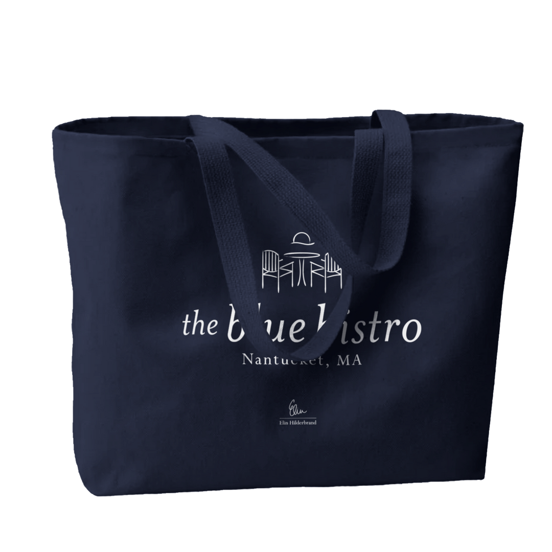 Blue Bistro Tote Bag