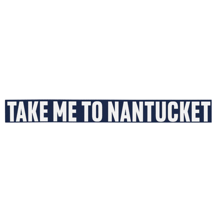 Take Me To Nantucket Scarf (Navy)