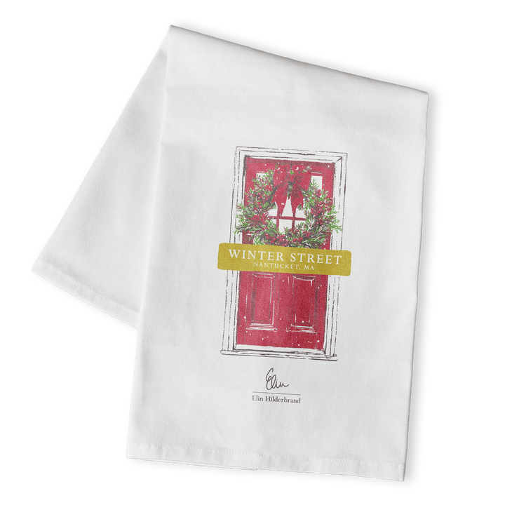 Winter Street Tea Towel